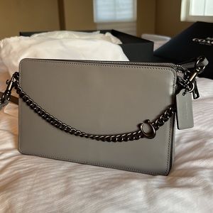 NWT Coach Signature Chain Crossbody
 - Gray